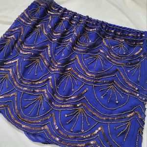 Hazel mini skirt with gold sequins